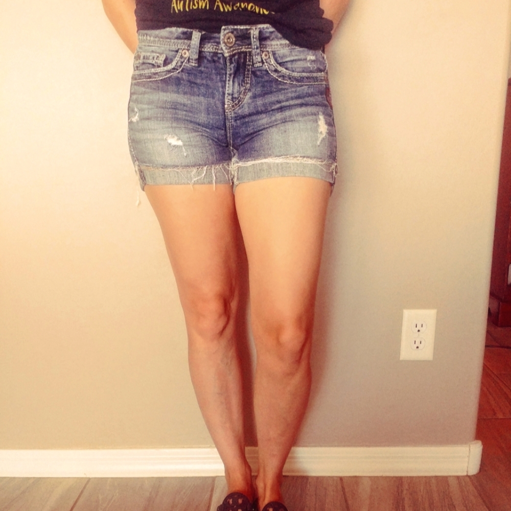 Silver Toni  denim short